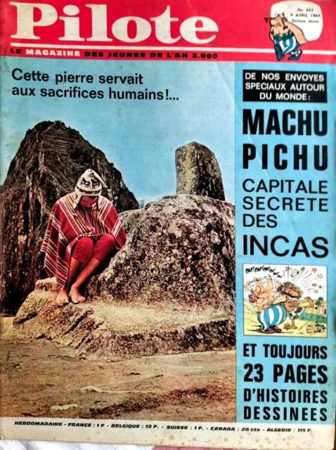 Periodique 1964 Pilote N° 233 Avec Son Pilotorama Asterix    ((T)