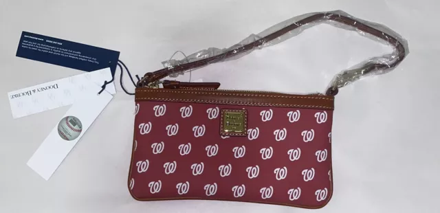 Dooney and Bourke Washington Nationals Wrist bag, wallet, tote. Many uses. Red