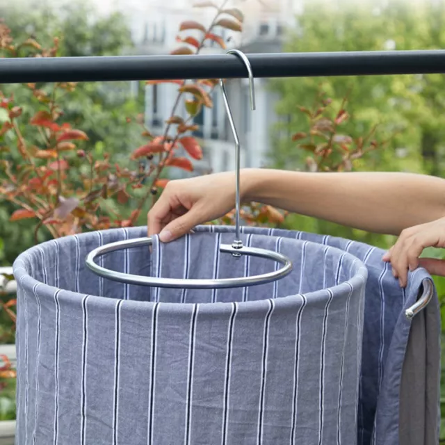 Outdoor Round Drying Rack DRYING RACK QUILT Sheet Balcony Indoor Outdoor Spiral Shaped Stainless ...