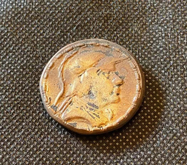 Wonderful Ancient Roman Empire King Face Bronze Unique coin