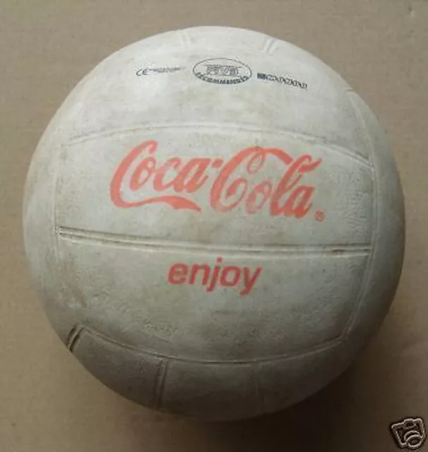 Sport_Calcio_Football_Inusuale Pallone Pubblicitario_Coca Cola_Da Collezione