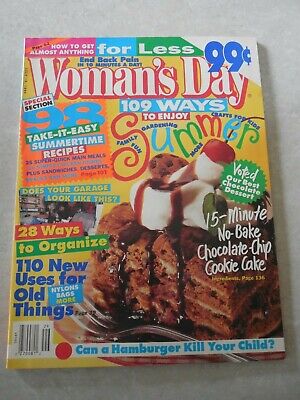 WOMAN'S DAY Magazine, JULY 19, 1994, 109 WAYS TO ENJOY SUMMER, 98 SUMMER RECIPES