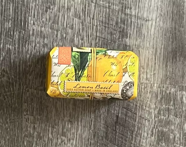 Michel Design Works Lemon Basil Artisanal Bar Bath Soap Large 9oz - NEW