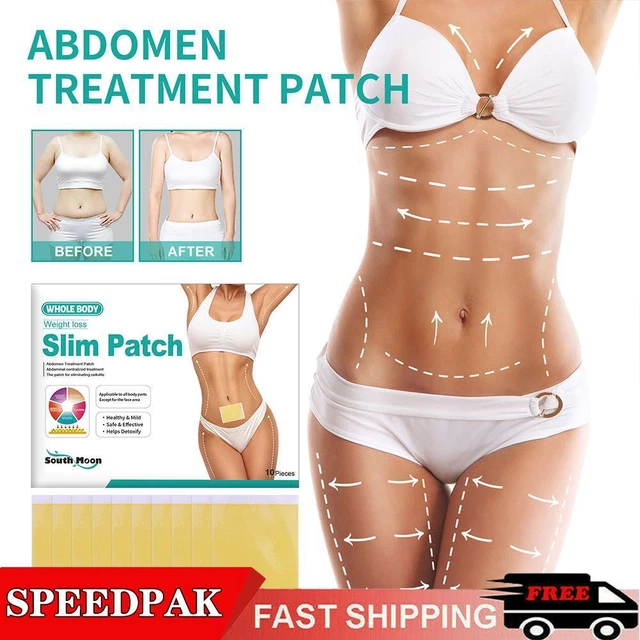 10 piezas pasta con forma corporal parche con forma de abdomen pasta adelgazante del vientre # W5P9