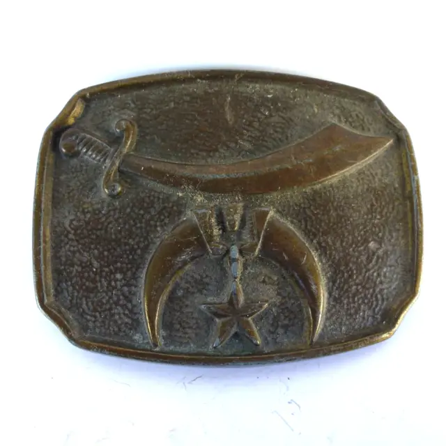 Vintage MASONIC Belt Buckle Shriner