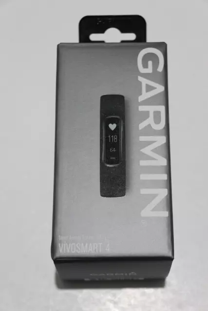 Garmin Vivosmart 4 Smart Fitness Activity Tracker Black -  010-01995-03