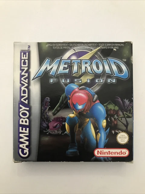 Boite vide + notice Metroid fusion game boy advance - Jeux vidéo