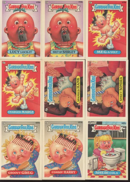 1987 Topps Garbage Pail Kids GPK 100% Complete 84 Card Series 10 Set