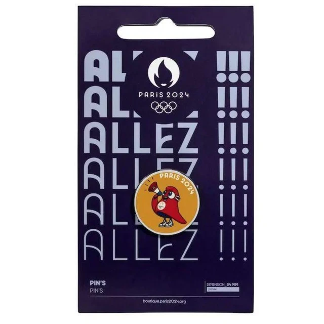 PARIS OLYMPICS 2024 Olympic Mascot Cheer Pin Badge ZB 58.77 PicClick