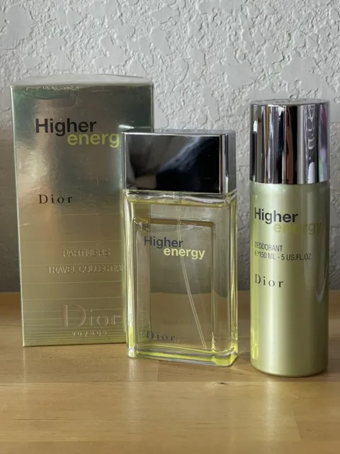 Higher Energy by Dior 3.4 oz EDT Spray and 5 oz Deodorant Spray for Men