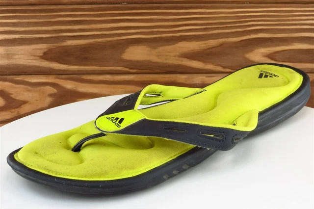adidas Sz 9 M Black Flip Flop Synthetic Women Sandals 606002
