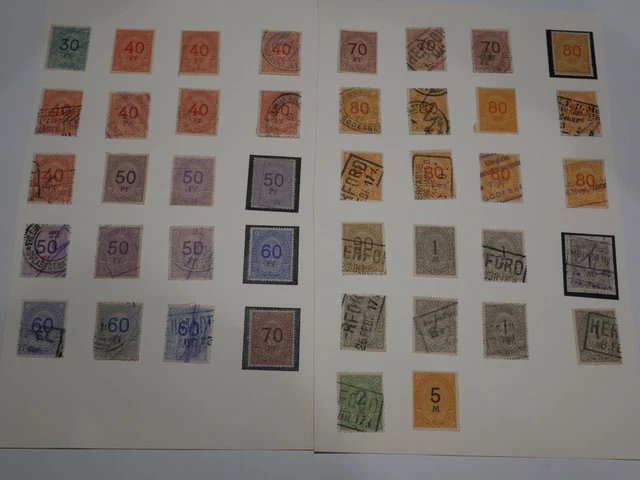 Lot De Timbres Anciens États Allemands 1850-1872 - Collection N°39510 En 2 Albums