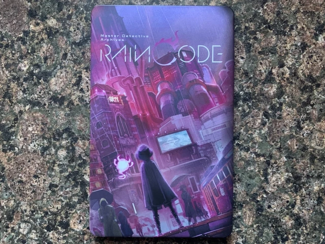 Master Detective Archives Rain Code Steelbook Case Nintendo Switch NO GAME