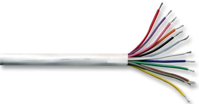 PRO POWER - Security Alarm Cable 12 Core White 100m