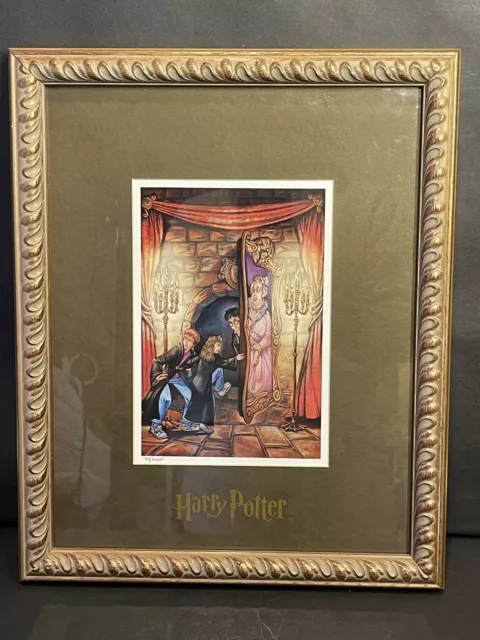 RARE 2000 Warner Bros Harry Potter “Pig Snout” Ltd Ed Framed Print in EUC