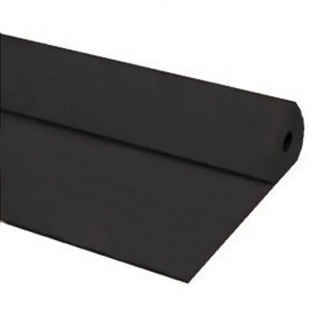 40"x100 ft Heavy Duty  Banquet Roll Plastic Table Cloth - Black