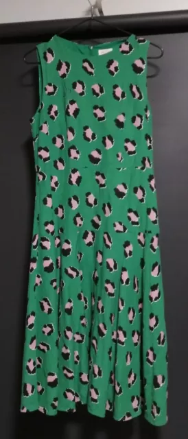Gorman green leopard print dress outlet