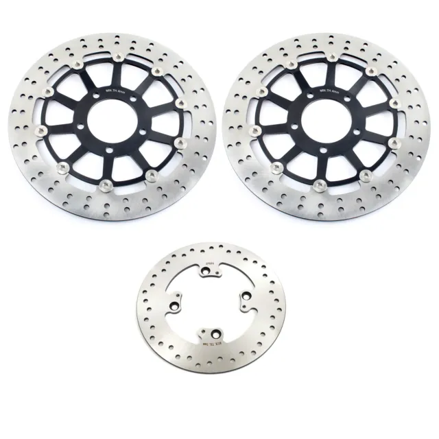 Front & Rear Brake Disc Rotors For Triumph 1050 Sprint ST ABS 2005-2010 2009