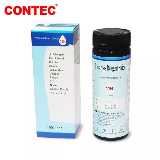 BC401 Color Digital Urine Analyzer Tester 11 Parameters 100pcs Test Strips BC401 3