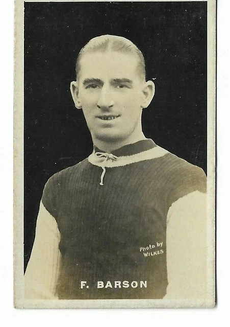 Thomson - Famous British Footballers - F.Barson - Aston Villa