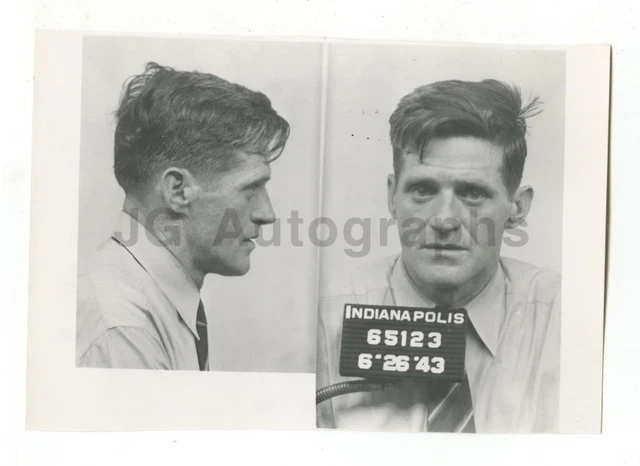 Early 20th Century Mug Shots - James Edward Owens/Vagrancy - 1943