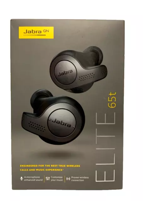 Jabra Elite 65t – True Wireless In-ear Sport Kopfhörer mit Passive Noise