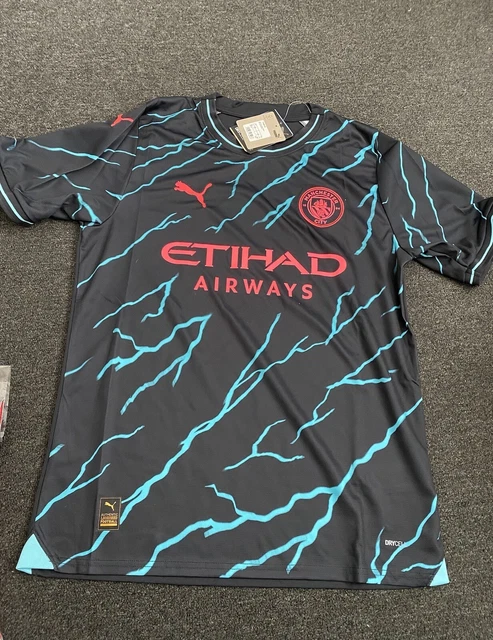 Authentic Player Issue Man City Third Kit 2023/24 - Small