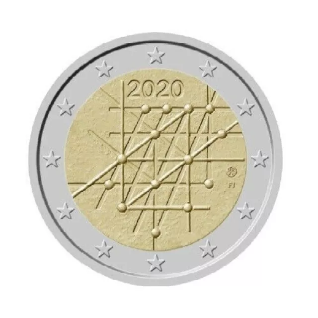2 euros Finlande commémorative 2020 100 ANS  de Turku UNC