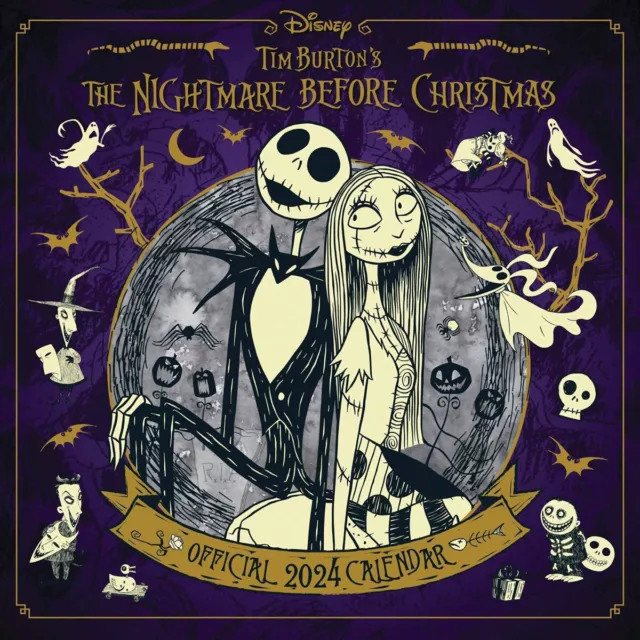DISNEY, NIGHTMARE BEFORE Christmas Calendar 2024 Entertainment