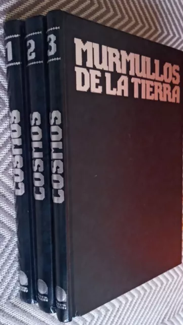 Colección de 3 libros: Cosmos, El Cometa y Murmullos de la Tierra. Carl Sagan