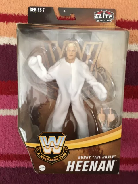 Wwe Wcw Wwf Bobby The Brain Heenan Mattel Elite Legends 7 Wrestling Figure