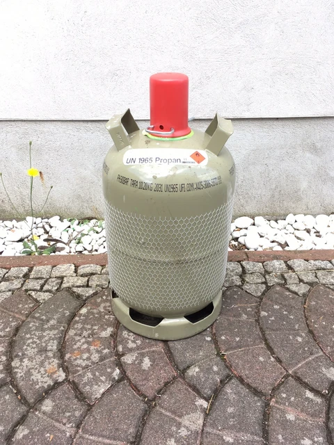 VOLL 11 KG Gasflasche Camping Gasgrill Caravan Propangasflasche Tüv