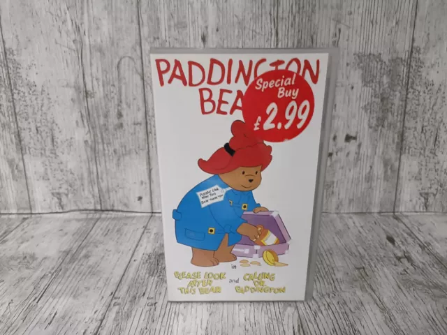 Paddington Bear Vhs Video - Please Look After This Bear + Calling Dr. Paddington