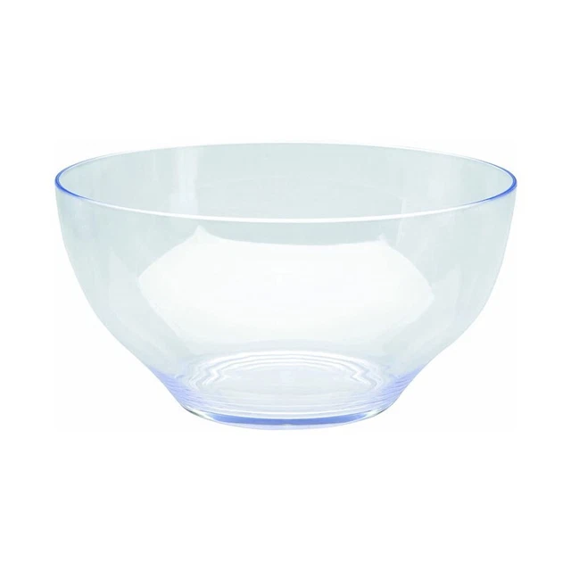 Ensaladera de frutas de acrílico transparente 4 L Lacor redondo para servir alim