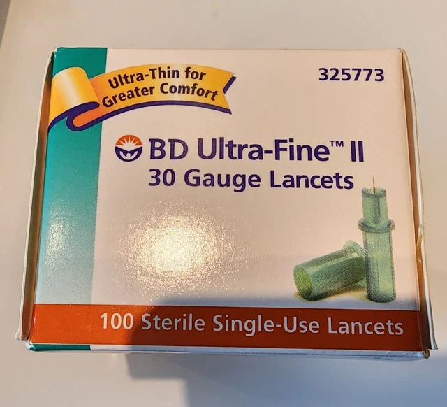 BD ULTRAFINE II 30 Gauge Lancets NIB 100 Count Sealed 16.99 PicClick
