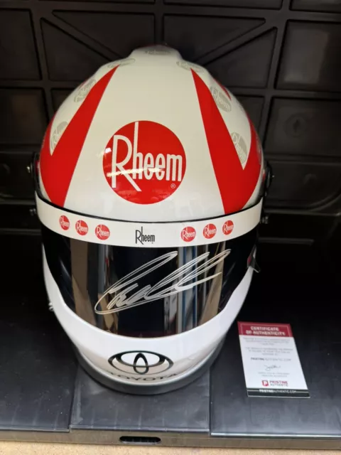 Christopher Bell Autographed Full-Size Replica Rheem Helmet - PA