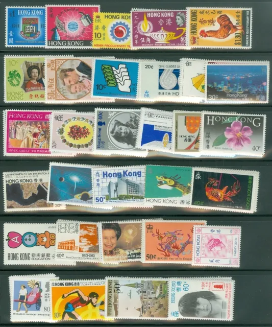 EDW1949SELL : HONG KONG Nice collection of ALL DIFF VF MNH CPLT SETS 1961-1992