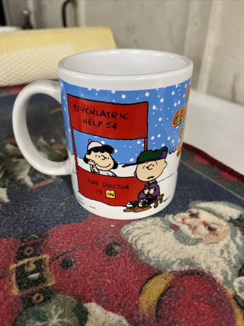 Peanuts Merry Christmas Charlie Brown Coffee Mug by Galerie