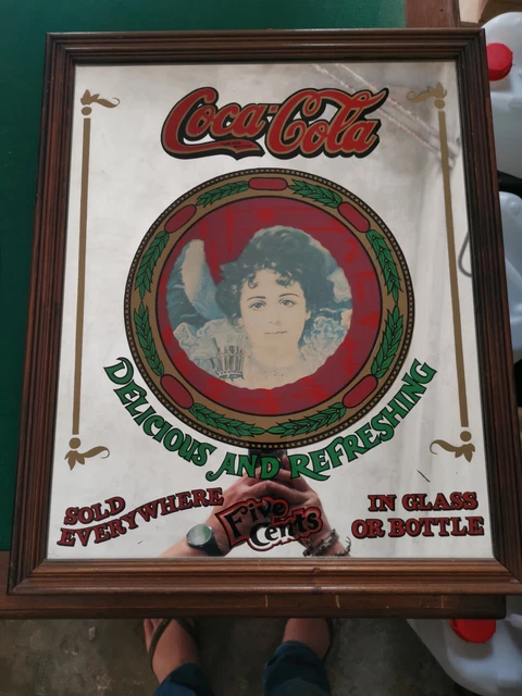 Quadro/Specchio Coca-Cola Vintage Da Collezione
