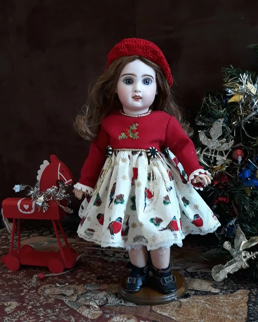 Robe De Style Pour Poupée Ancienne – Jumeau, Bru, SFBJ – Collection