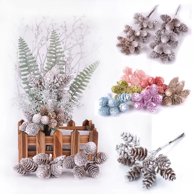 Artificial Pine Cone Faux Plants Simulation Flowers Christmas Decoration