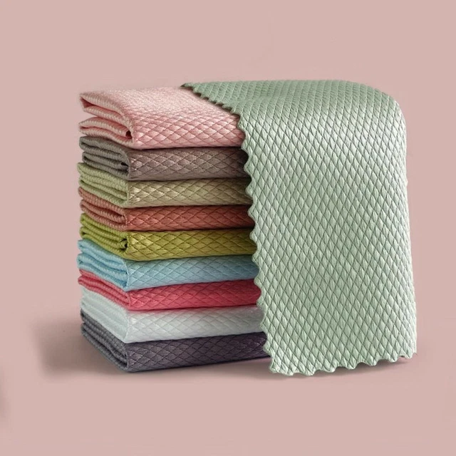 5Pcs/10Pcs  NanoScale Streak-Free Miracle Cleaning Cloths (Reusable) 2 Type