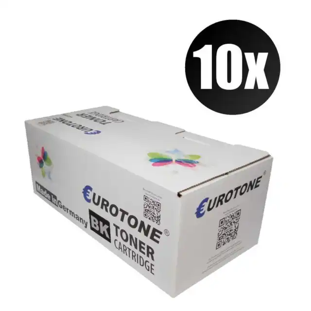 10x Cartouche D'Encre pour Xerox Phaser 3500 B V N Dn , 106R01149 106R1149 Noir