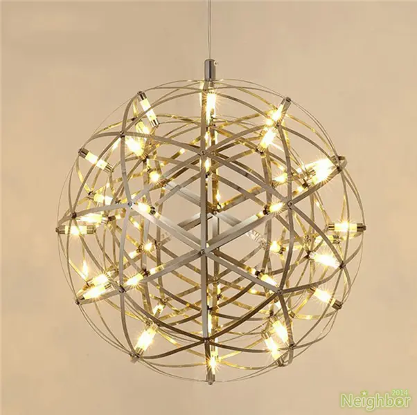 Modern Round LED Pendant Lamp Ceiling lights Chandelier Suspension Hanging Light