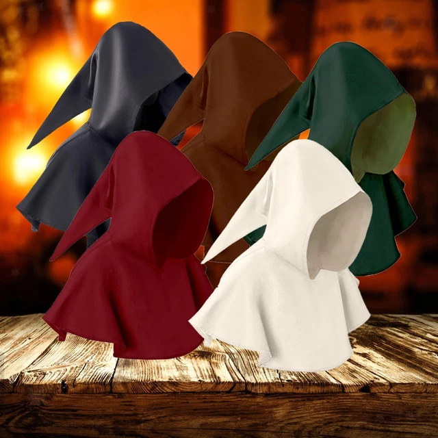 Mantello con cappuccio per cappello da strega con cappuccio di Halloween per