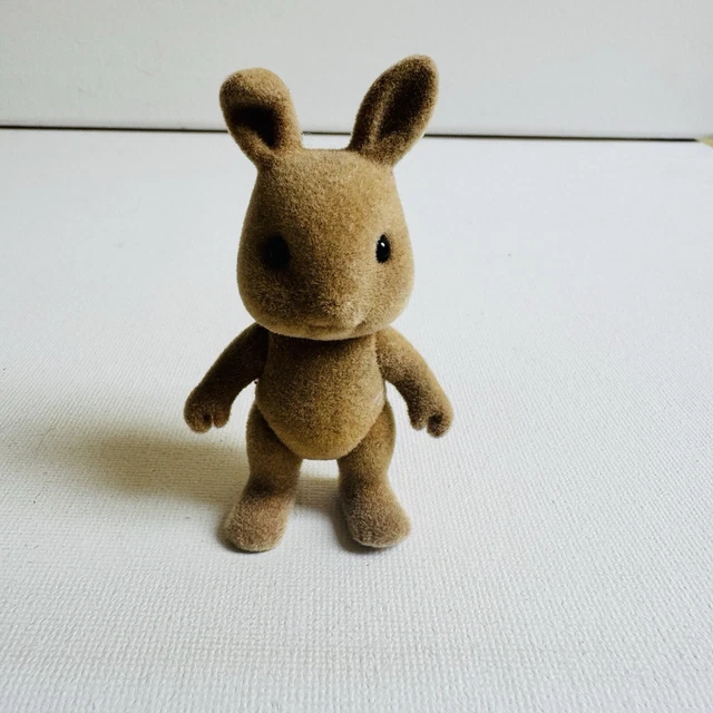 SYLVANIAN FAMILIES VINTAGE Dappledawn Fawn Rabbit Child Figure Calico