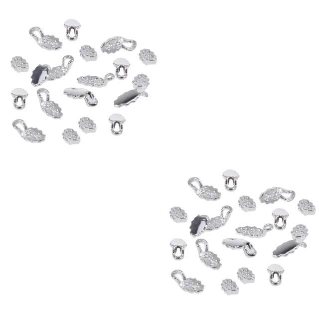 60 piezas de balas de joyería de pegamento