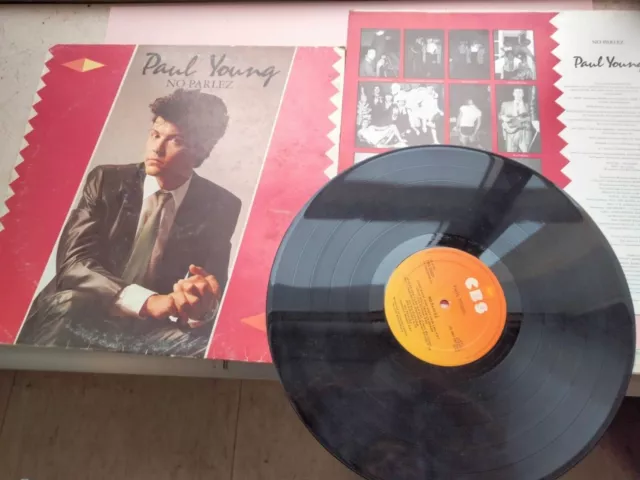 PAUL YOUNG - NO PARLEZ - VINILE LP 12" 33 RPM GIRI IN buone CONDIZIONI