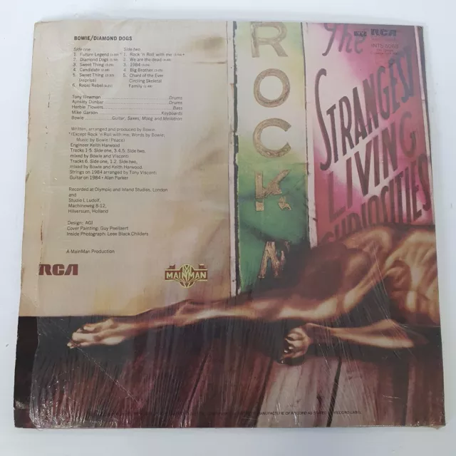 DAVID BOWIE: Diamond Dogs UK RCA 1981 Reissue (INTS 5068 NL 13889) 3