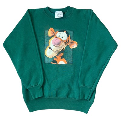 VINTAGE DISNEY WINNIE the Pooh Tigger Large Face Pullover Crewneck Small Retro $25.99 - PicClick